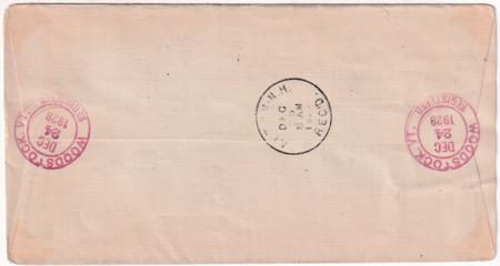 US Vermont, Woodstock509, 635, 637 Fancy Cancel Cover, Sun Burst