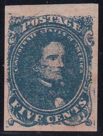 US Confederate States of America #4 Mint LH XF Stone 3 4 Large Margins, Fresh OG PF Cert for pair this pos 12 grade 90 Scott as Normal Among the Finest known! est SMQ $1500 as 90
