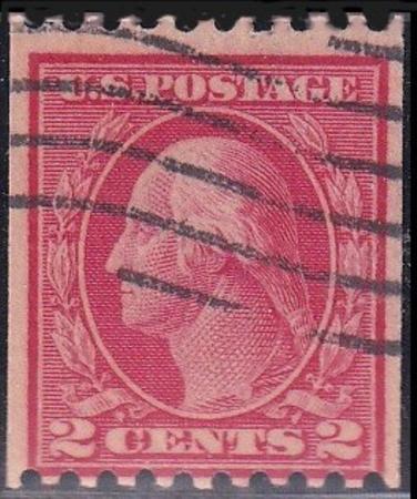 US George Washington and Ben Franklin #449 Used Avg-F Clear Type I Cat Value $650