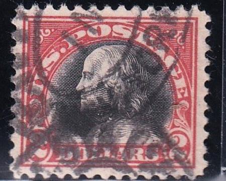 US George Washington and Ben Franklin #523 Used XF New PSE 90 Cert SMQ $400