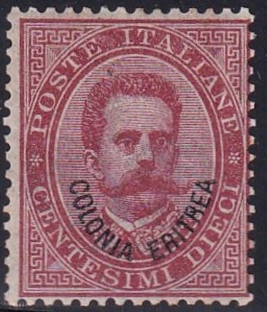 Italian Area -  Eritrea #4 MINT F-VF LH  Cat Value  $100