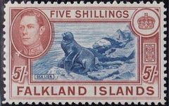 Falkland Islands #94a LH VF Perf 12 Cat Value  $650