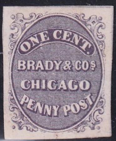 US Classics #23L1 MINT XF No gum By far the finest of the known examples Rich Color, Large Margins PF Cert 285515 Cat Value  $650