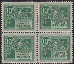 US Special Delivery #E7 MINT VF Hinged, NH Bottom Stamps Fresh VF NH Cat Value  $410