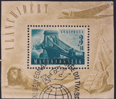 Hungary #CB2  USED VF UR Corner Worn Cat Value  $120