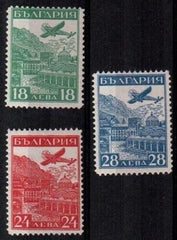 Bulgaria  #C12-14 MINT F - VF Dist. Gum Cat Value  $82.50