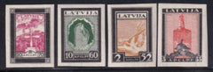 Latvia  #CB14a-17a MINT H  XF Imperf Cat Value  $60