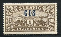 German Plebiscites - Schleswig 11 MINT F -VF , Hinged Cat Value  $125