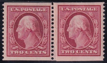 US Washington - Franklin #353 MINT LH VF Pair, PF Cert. looks NH Cat Value  $600