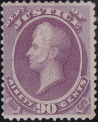 US Officials #O34 MINT F+ Hinge Remnant otherwise Fresh