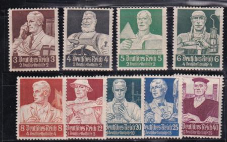 Germany #B59-67 NH VF Pristine Set Cat Value  $450