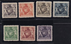 Liechtenstein #55a-61a MINT F - VF XF, Hinged Cat Value  $613