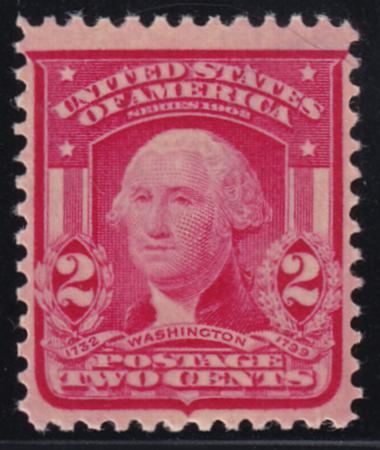 US Bureau and Regular Issues #319Fj MINT LH  F - VF Carmine Rose Type II Cat Value  $100
