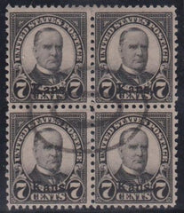US Modern after Scott 547 (1920-on) #665 USED F - VF Used Block Cat Value  $110