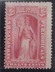 US Newspaper Stamps #PR16 MINT AVE no gum Cat Value  $325