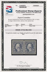 US Washington - Franklin #394 MINT NH XF 90 PSE graded cert Cat Value  $750