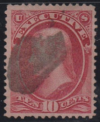 US Officials #O14 USED VF Short perf at bottom o/w nice Cat Value  $1000