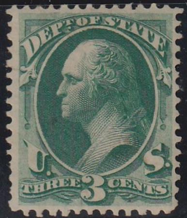 US Officials #O59 MINT HingedVF few shorter perfs LL very Fresh Cat Value  $220