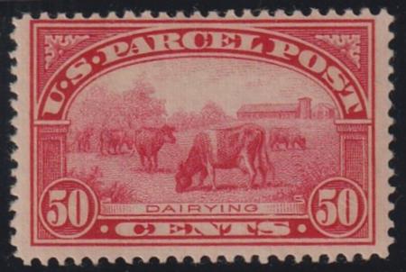 US Parcel Post #Q10 MINT NH F+ Fresh Cat Value  $525