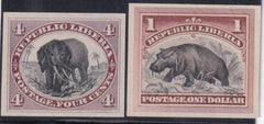 Liberia #35, 47   Trial Color proofs, rare!