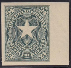 Liberia #36, 41, 43, 46, 48 MINT HINGED imperf values from set - scarce