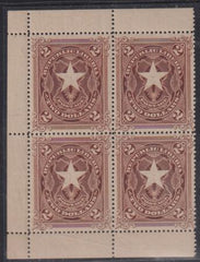 Liberia #48 MINT HINGED Block of 4 Cat Value  $36++