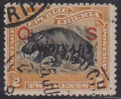 Liberia #66a USED HINGED  Cat Value  $150