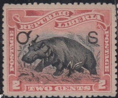Liberia #67 MINT HINGED signed brun & another Cat Value  $45