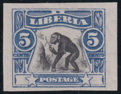 Liberia #103var MINT HINGED imperf singles $40 each