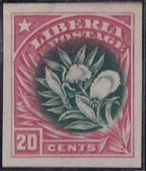 Liberia #120b MINT HINGED imperf