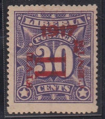 Liberia #161 MINT   Hinged Cat Value  $90
