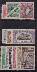 Liberia #163-75 MINT Hinged  Cat Value  $83.85