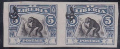 Liberia #O48var MINT HINGED imperf pair