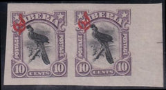 Liberia #O49var MINT HINGED imperf pair