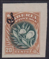 Liberia #O64var MINT HINGED imperf