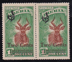 Liberia #O155 MINT HINGED "Gents" on right stamp Cat Value $17.25 +
