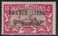 St Pierre and Miquelon #208 MINT LH F Cat Value $67.50
