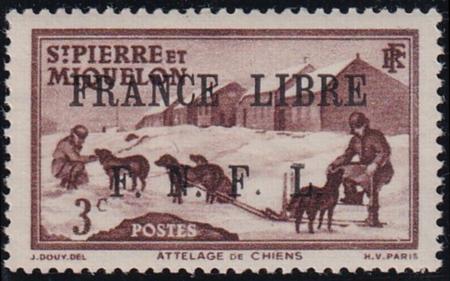St Pierre and Miquelon #223 MINT NH VF Fresh signed KB Cat Value $225 + NH