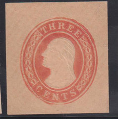US Postal Stationery and Cut Squares #U4 MINT  VF 33x36  mm Cat Value: $425