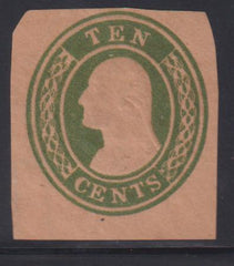 US Postal Stationery and Cut Squares #U16 MINT  FINE Not evenly cut Cat Value: $175