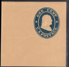 US Postal Stationery and Cut Squares #U19 MINT  SUP Jumbo FC Cat Value: $35