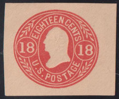 US Postal Stationery and Cut Squares #U70 MINT  F - VF 39x32 mm Cat Value: $70