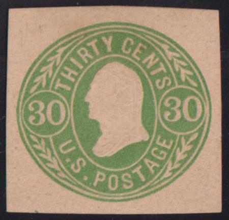 US Postal Stationery and Cut Squares #U72 MINT  F  Cat Value: $80