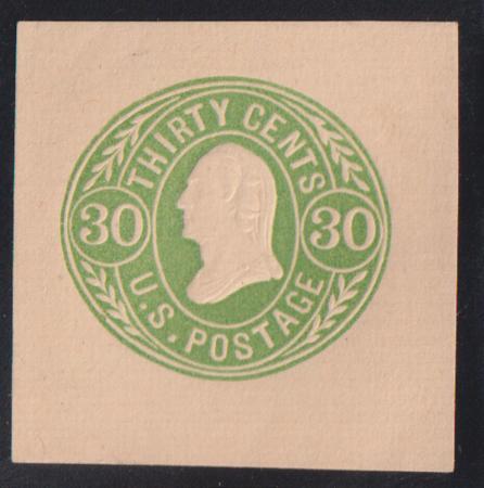 US Postal Stationery and Cut Squares #U72a MINT  VF - XF  Cat Value: $75