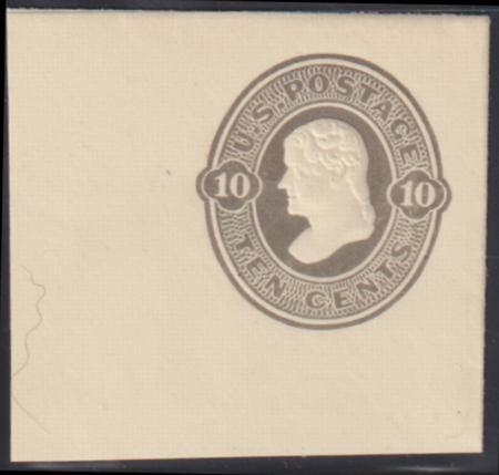 US Postal Stationery and Cut Squares #U90 MINT  XF FC 49x47 mm pse Cert Cat Value: $625