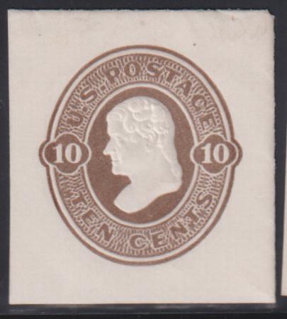 US Postal Stationery and Cut Squares #U91 MINT  VF  Cat Value: $82.50