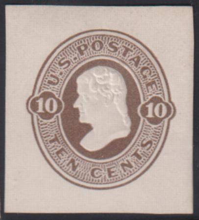 US Postal Stationery and Cut Squares #U91 MINT  F - VF  Cat Value: $82.50