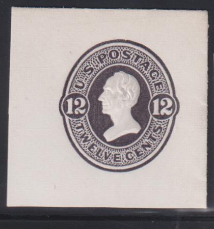 US Postal Stationery and Cut Squares #U93 MINT  SUP FC 43x43 mm PFCert Cat Value: $100