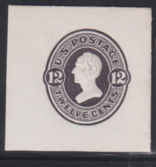 US Postal Stationery and Cut Squares #U93 MINT  SUP FC 43x43 mm PFCert Cat Value: $100