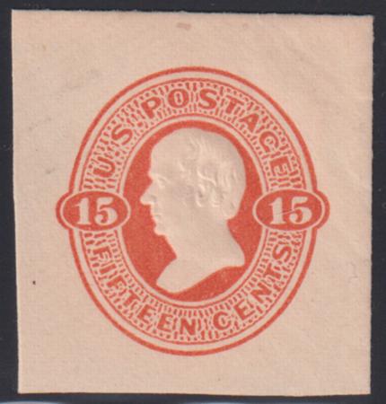 US Postal Stationery and Cut Squares #U98 MINT  VF FC 35x36 mm  Cat Value: $325